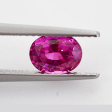1.36Carat Natural Ultra Rare Hot Pink Sapphire Gemstone Oval Cut Brilliant Luster Top Stone with Exquisite Color | Heated Loose Stone