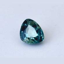 0.70Carat Natural Teal Sapphire Gemstone Trillion Cut