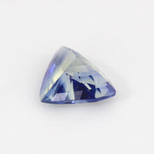 0.81Carat Natural Unique Blue Yellow Sapphire Gemstone Trillion Cut