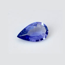 0.72Carat Natural Blue Sapphire Gemstone Pear Cut