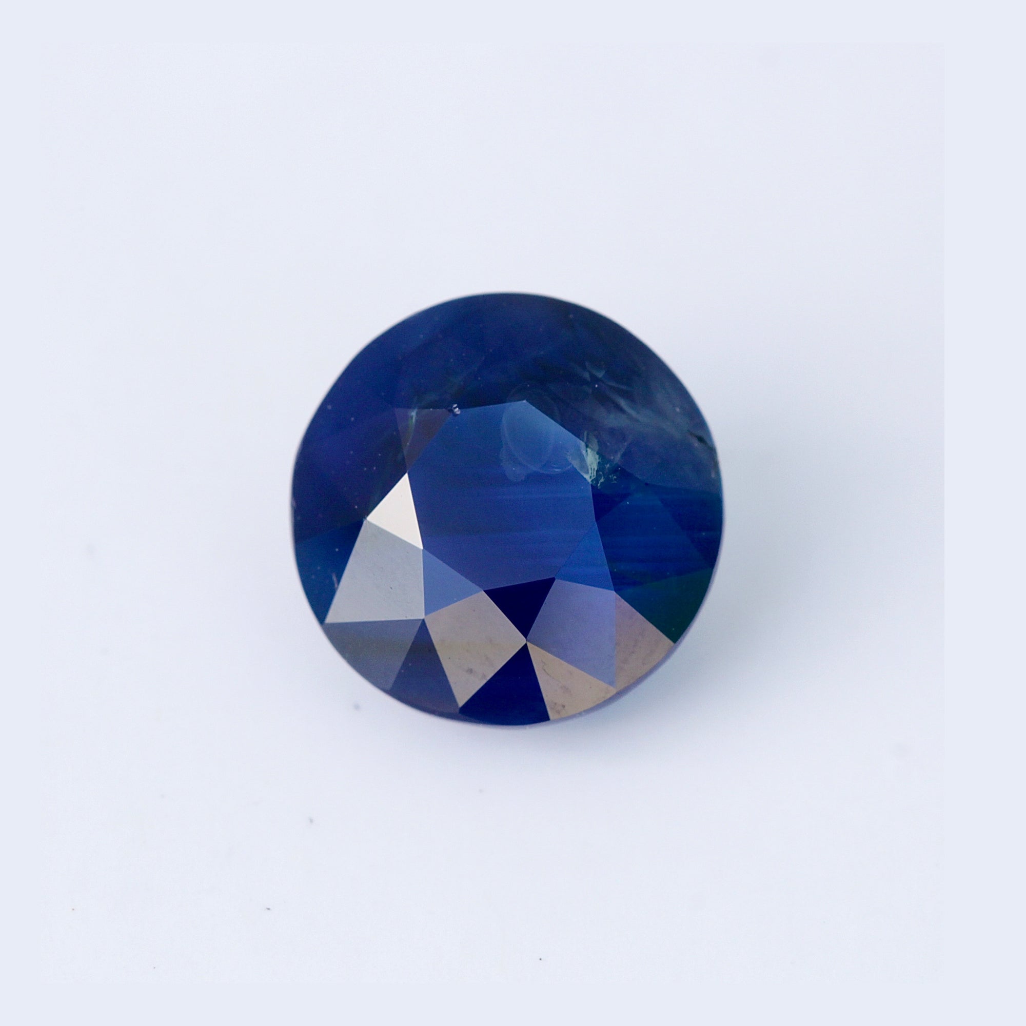 6.40Carat Natural Blue Sapphire Unheated Gemstone Round Cut With Good Color And Luster| Unheated Loose Stone