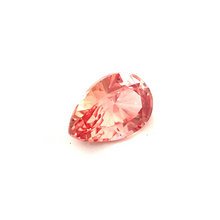 PREMIUM 0.72Carat Natural Rare SUNSET COLOR Padparadscha Sapphire Gemstone for 18k White Gold Proposal Ring Bespoke | Unheated Loose Stone