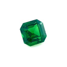 1.06 Carat Natural Tsavorite Ascher Cut Vivid Green Brilliant Luster