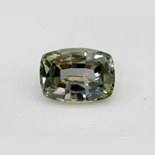 1.36Carat Natural Green Sapphire Gemstone Cushion Cut Unique Green Color Brilliant Luster | Heated Loose Stone