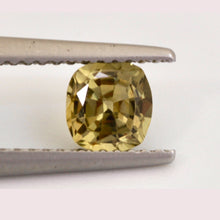 1.03 Carat Natural Fancy Sapphire Gemstone Champagne Color Cushion Shape