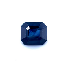 3.52Carat Natural LOUPE CLEAN Blue Sapphire Gemstone for engagement Ring Emerald Cut Deep Blue Color Excellent Cutting | Heated Loose Stone