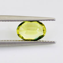 1.86Carat Natural Unique Yellow Green Sapphire Party Sapphire Mix Color Sapphire Oval Cut With Brilliant Luster | Heated Loose Stone