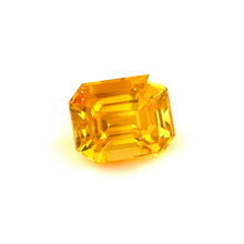 PREMIUM 1.65Carat Natural Yellow Sapphire Emerald Excellent Cut Brilliant Luster Canary Yellow Loupe Clean Wedding Ring | Heated Loose Stone