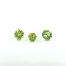 3.5mm Calibrated 3Pcs Natural Green Sapphire Gemstone for 18k Yellow Gold Ring/Pendant Excellent Cut Brilliant Luster | Unheated Loose Stone