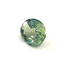 0.52Crt 5.2mmx4.4mm Natural Untreated Green Sapphire Gemstone Minimalist Ring/Pendent Silver Jewelry Gift for Sister | Unheated Loose Stone
