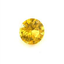 0.85Carat Natural Yellow Sapphire Gemstone Round Cut