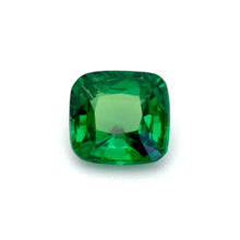 1.06 Carat Natural Tsavorite Gemstone Cushion Cut Vivid Green Brilliant Luster