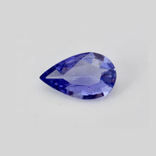 0.72Carat Natural Blue Sapphire Gemstone Pear Cut