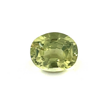 5.0mmx4.2mm Natural Untreated Apple Green Sapphire Gemstone 8k Minimalist Ring/Pendant Silver Jewelry Birthday Gift | Unheated Loose Stone