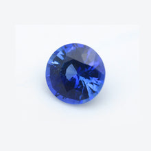 0.63 Carat Natural Blue Sapphire Gemstone Round Cut Very Good Color Brilliant Luster Unheated Loose Stone