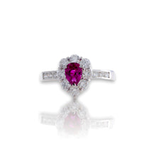 RESERVED UNHEATED CERTIFIED Ruby High Quality Platinum Ring with Diamonds / Engagement Ring/ Platinum ring/ Gemstone Rings