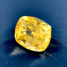 1.65Carat Natural Yellow Sapphire Cushion Cut With Brilliant Luster Golden Yellow | Heated Loose Stone