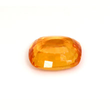 0.87Carat Natural Orange Sapphire Gemstone Cushion Cut