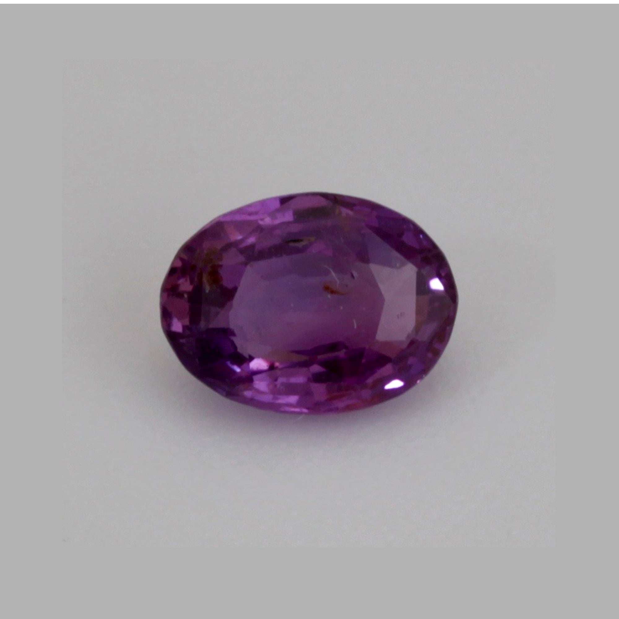 1.02 Carat Natural Purple Sapphire Gemstone with Excellent Color and Luster