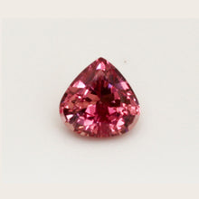 0.58 Carat Natural Rare Padparadscha Sapphire King Sapphire Gemstone Trillion Cut Very Good Color and Luster Heated Loose Stone
