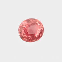 Unheated 1.01Carat Natural Rare Padparadscha Sapphire Gemstone Oval TopColor Brilliant Luster 18K Gold Engagement Ring, Unheated Loose Stone