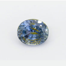  1.00 Carat Natural Blue Green Sapphire Oval Cut Unique Color with Brilliant Luster