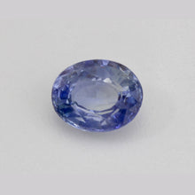 1.08Carat Natural Blue Sapphire Gemstone Ice Blue Color Oval Cut With Very Good Luster | Heated Loose Stone