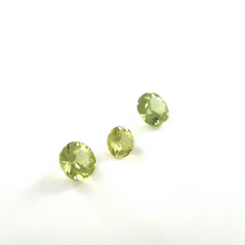 3.5mm Calibrated 3Pcs Natural Green Sapphire Gemstone for 18k Yellow Gold Ring/Pendant Excellent Cut Brilliant Luster | Unheated Loose Stone