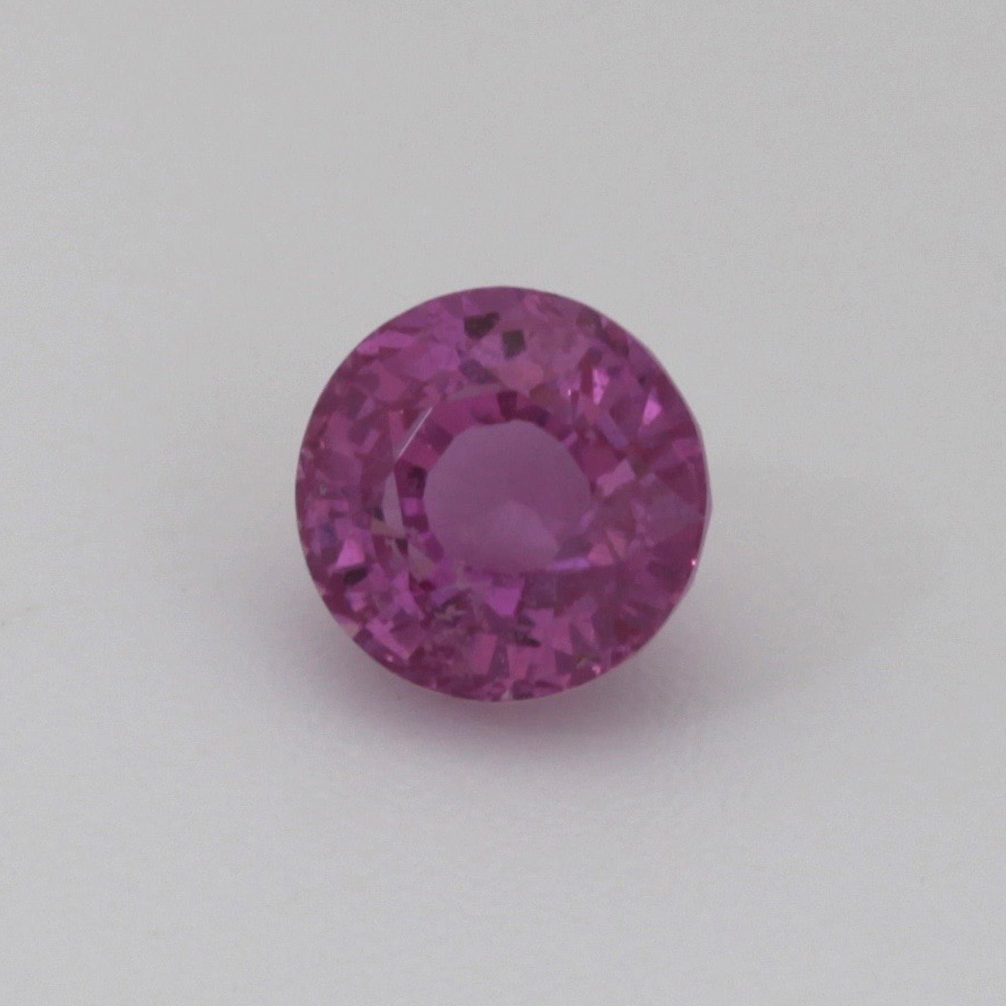 1.30Carat Natural Pink Sapphire Gemstone Round Cut Bubble Gum Pink Color Brilliant Luster | Unheated Loose Stone