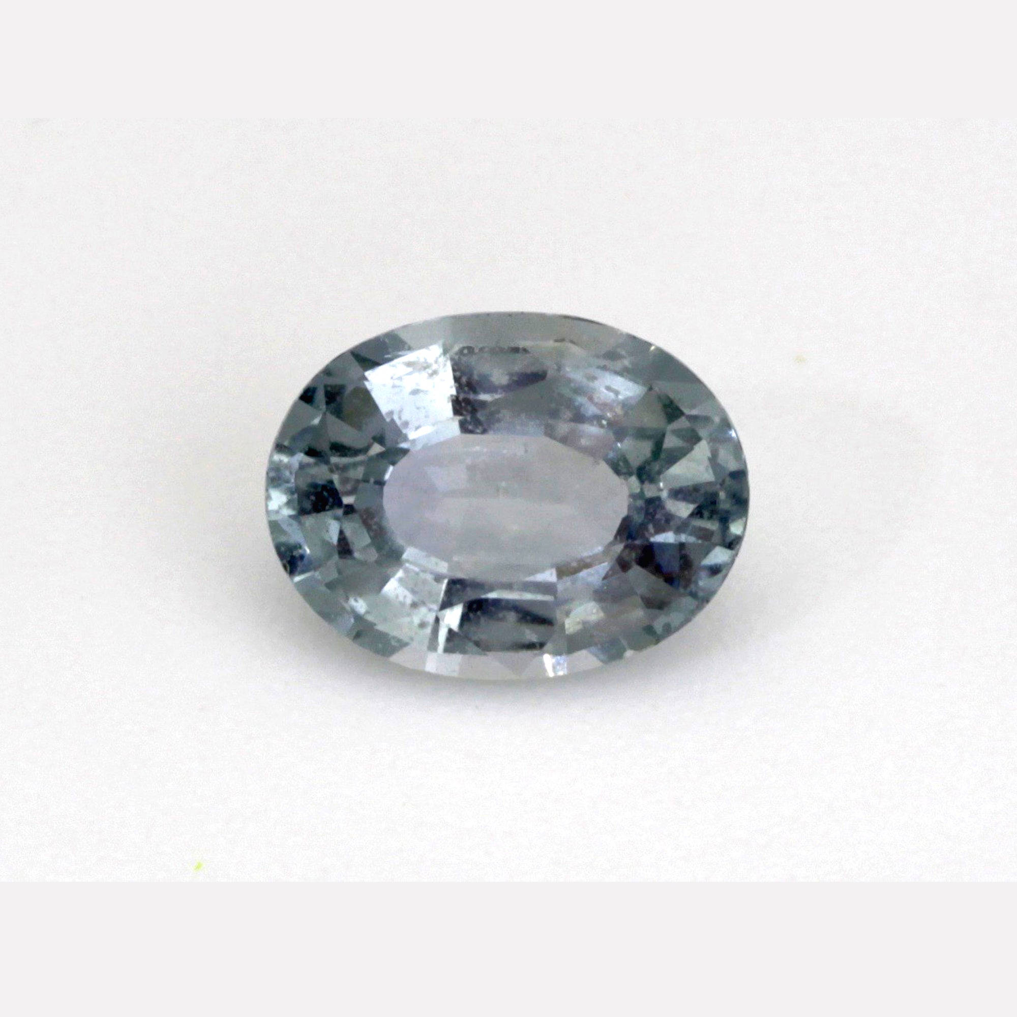 1.92Carat Natural Blue Sapphire Gemstone Ice Blue Color Oval Cut With Very Good Luster | Heated Loose Stone