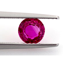  1.01 Carat Ultra Rare Hot Pink Sapphire Round Cut with Brilliant Luster and Exquisite Color