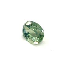 5.0mmx4.0mm Natural Untreated Green Sapphire Gemstone 14k Minimalist Ring/Pendant Silver Jewelry for Birthday Gift | Unheated Loose Stone