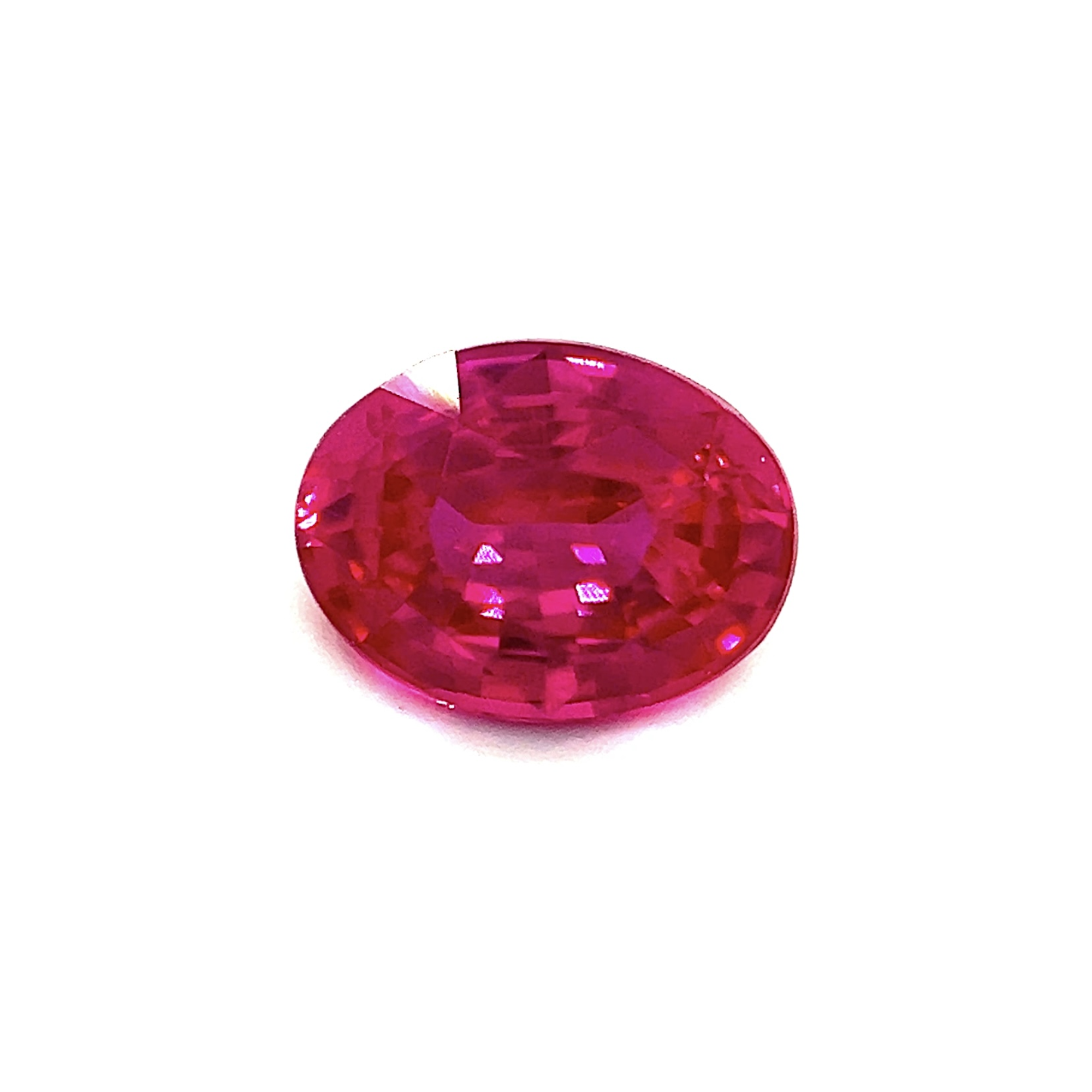 1.06Carat Natural Unheated Mozambique Ruby Gemstone Oval Brilliant Luster Exquisite Stone for Engagement/ Wedding Ring| Unheated Loose Stone
