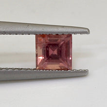 0.88Carat Natural Rare Padparadscha Sapphire Gemstone Emerald Cut