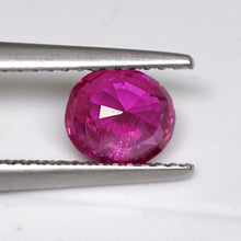 1.02 Carat Natural Hot Pink Sapphire Oval Cut with Brilliant Luster