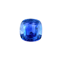 3.05Carat Natural Blue Sapphire Gemstone Cornflower Blue Square Cushion Cut Brilliant Luster, Sapphire Engagement Ring | Heated Loose Stone