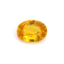 1.03 Carat Natural Orange Sapphire Oval Cut Brilliant Luster