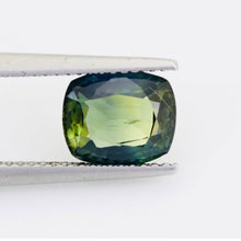 2.82Carat Natural Green Sapphire Gemstone Cushion Cut Very Good Luster | Heated Loose Stone