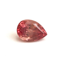 0.85Carat Natural Padparadscha Sapphire Gemstone Pear Cut