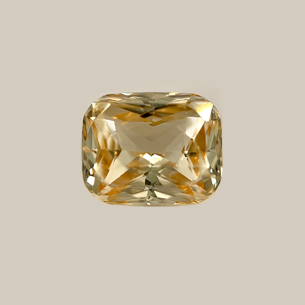1.58Carat Natural LOUPE CLEAN Peach Sapphire Gemstone Pastel Shade Radiant Excellent Cut Brilliant Luster| Unheated Loose Stone