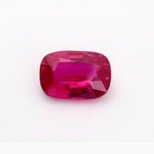 1.57Carat Natural Unheated Mozambique Ruby Gemstone Vivid Red Cushion Shape Brilliant Luster Exquisite Stone | Unheated Loose Stone