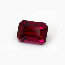 4.78Carat Natural Rhodolite Garnet Gemstone Emerald Cut Brilliant Luster Vibrant Purplish pink Loupe Clean TOP STONE | Unheated Loose Stone