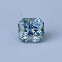 0.89Carat Natural Green Sapphire Gemstone Radiant Cut