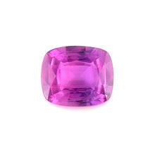 Untreated 1.70Carat Loupe Clean Natural Ultra Rare Hot Pink Sapphire Gemstone Cushion Brilliant Luster Exquisite Color| Unheated Loose Stone