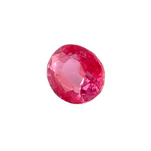 Natural Rare Padparadscha Sapphire Gemstone 4.4mmX3.8mm Oval SUNSET COLOR Brilliant Luster Minimalist 8k White Gold Ring |Heated Loose Stone