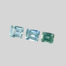 0.90Carats 3Pcs Natural Green Sapphire Gemstone for Sea Green Color 8k Minimalist Ring/Pendant Excellent Cut & Luster | Unheated Loose Stone
