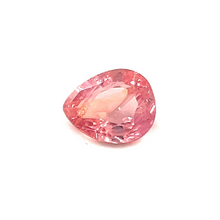 4.6mmX3.8mm Natural Rare Padparadscha Sapphire Pear Cut Brilliant Luster for Simple Day to Day Ring Minimalist Jewelry | Heated Loose Stone