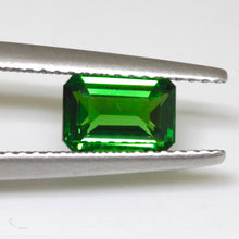1.11Carat Beautiful Natural Tsavorite Emerald Cut Brilliant Luster Vivid Green Excellent Cutting | Unheated Loose Stone