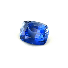 0.54Crt 5mmx4mm Cushion Natural Cornflower Blue Sapphire for 14k Minimalist Pendent Gift for Thanksgiving Her Graduation |Heated Loose Stone
