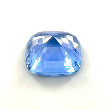 2.54Carat LOUPE CLEAN Untreated Natural Blue Sapphire Gemstone Unique Blue Color Square Cushion Cut Brilliant Luster | Unheated Loose Stone